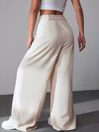 Wide Leg Pleated Pants (2)