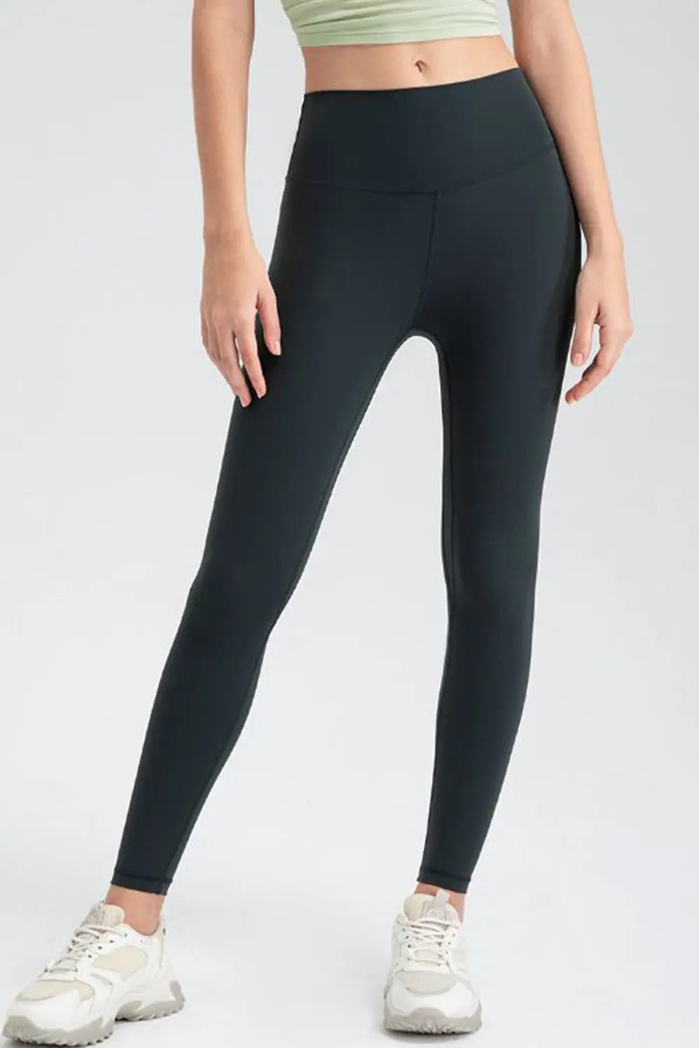 Wide Waistband Slim Fit Active Leggings (16)