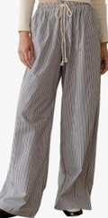 Thin Striped Wide-leg Pants variant CJKT205031601AZ|CJKT205031602BY|CJKT205031603CX|CJKT205031604DW