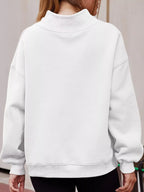 Oversized Mock Neck Long Sleeve Sweatshirt (38)