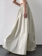 High Waist Slit Maxi Skirt (5)