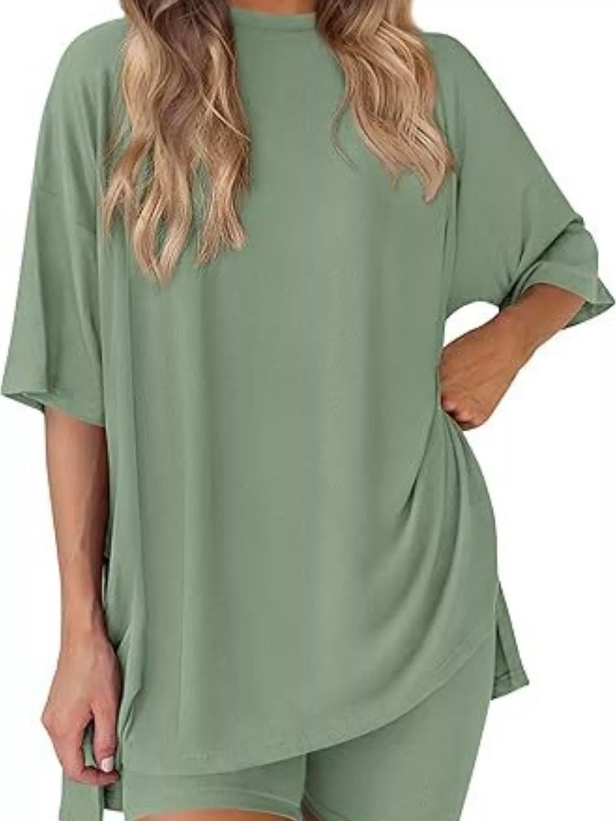 Full Round Neck Two-piece Set (20)