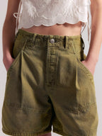 High-waisted Denim Shorts (8)
