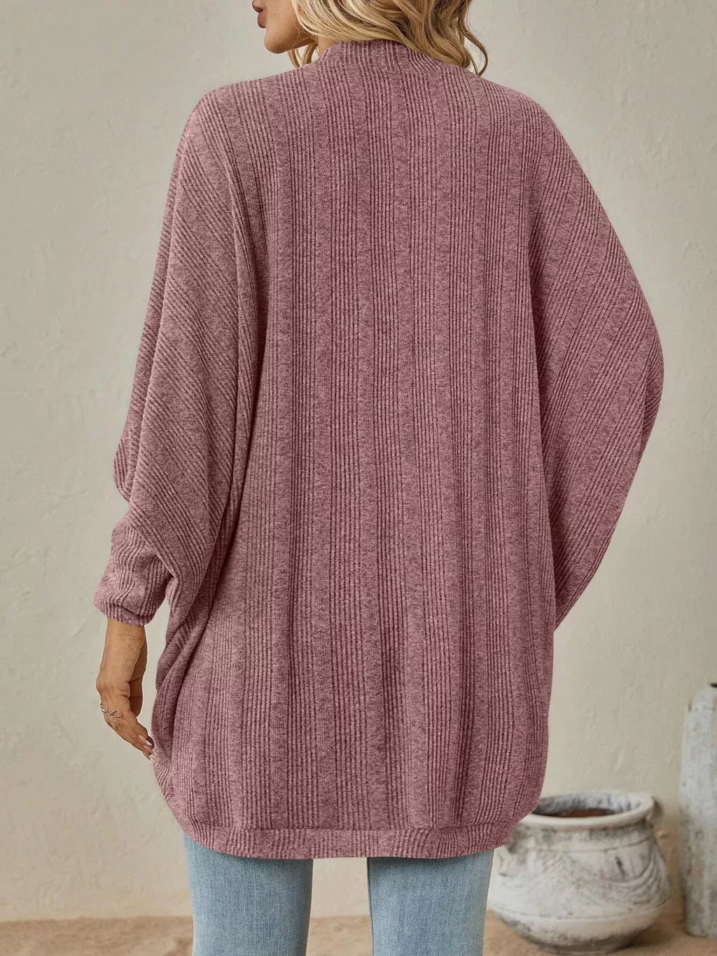 Open Front Cocoon Cardigan (25)