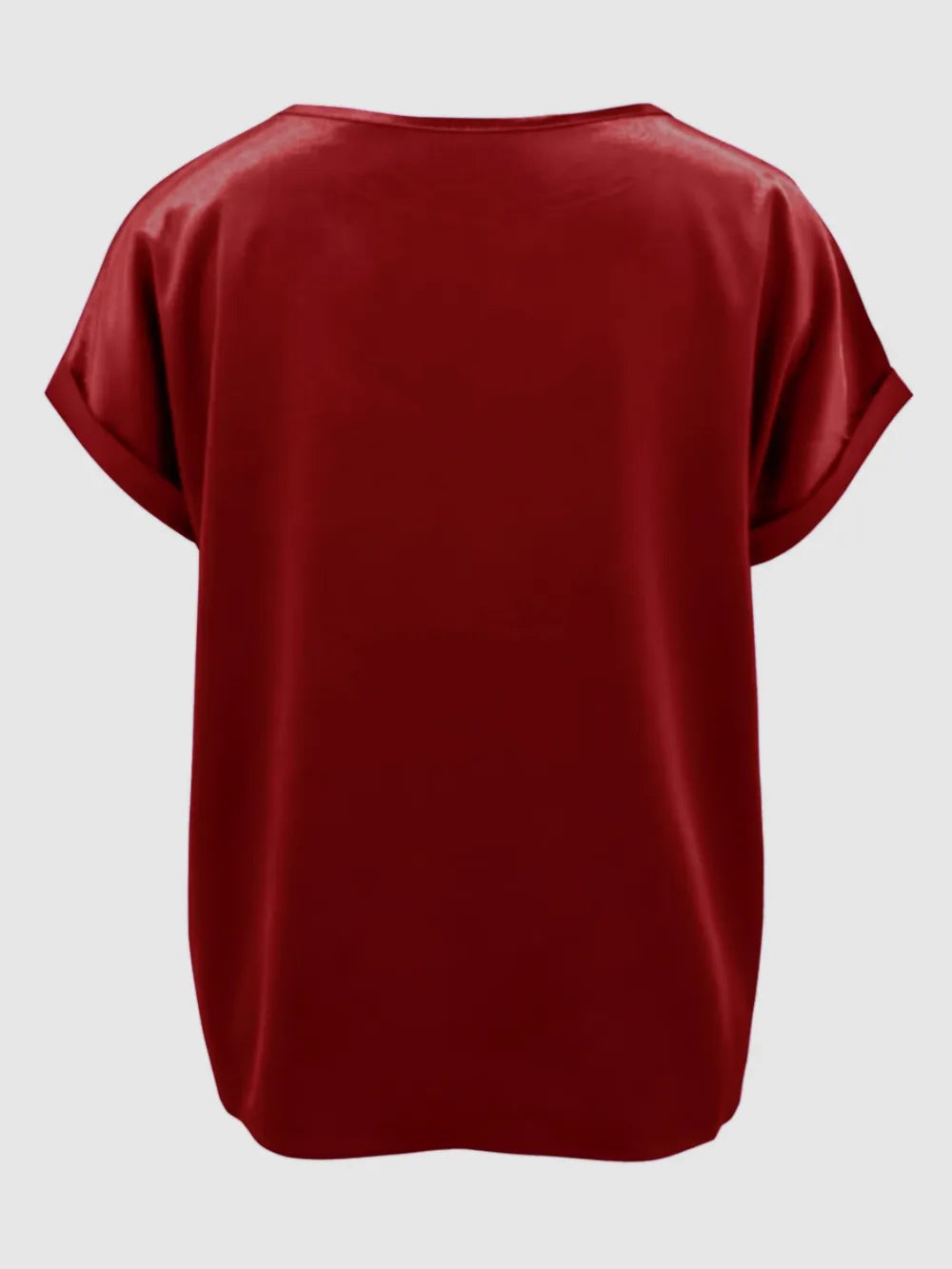 Round Neck Short Sleeve T-shirt (21)