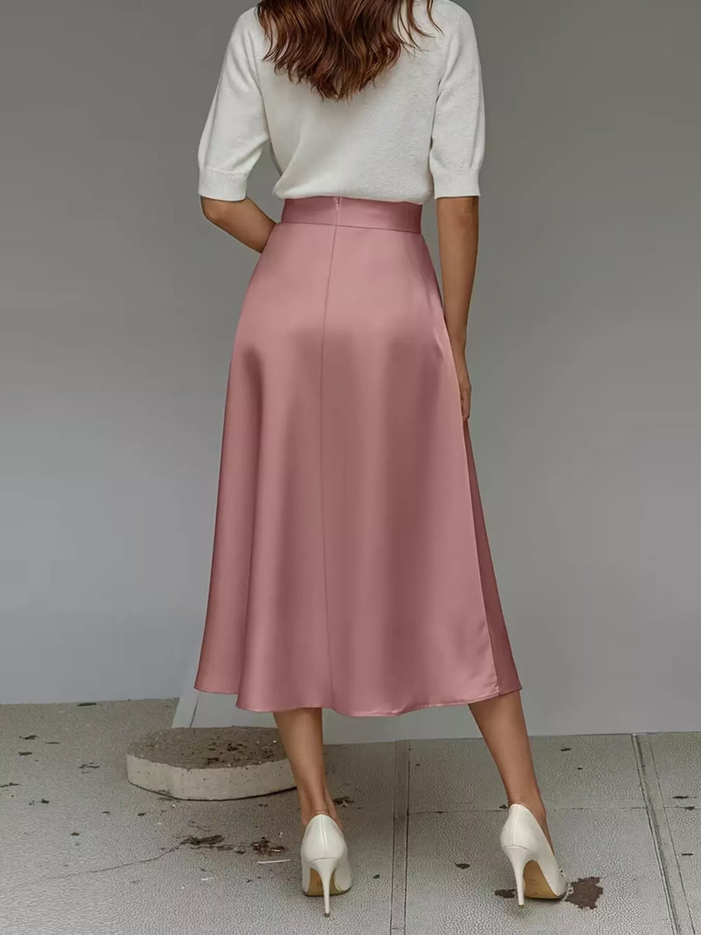 Satin Midi Skirt (23)