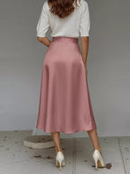 Satin Midi Skirt (23)