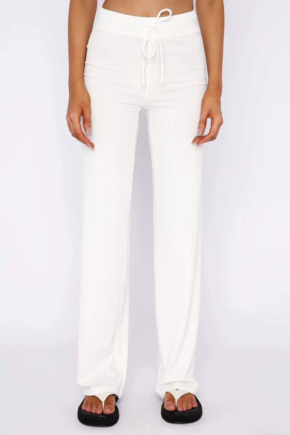 Round Neck Short Sleeve Top Pants Set (9)