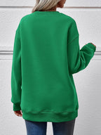 Graphic Round Neck Dropped Shoulder Sweatshirt (27)