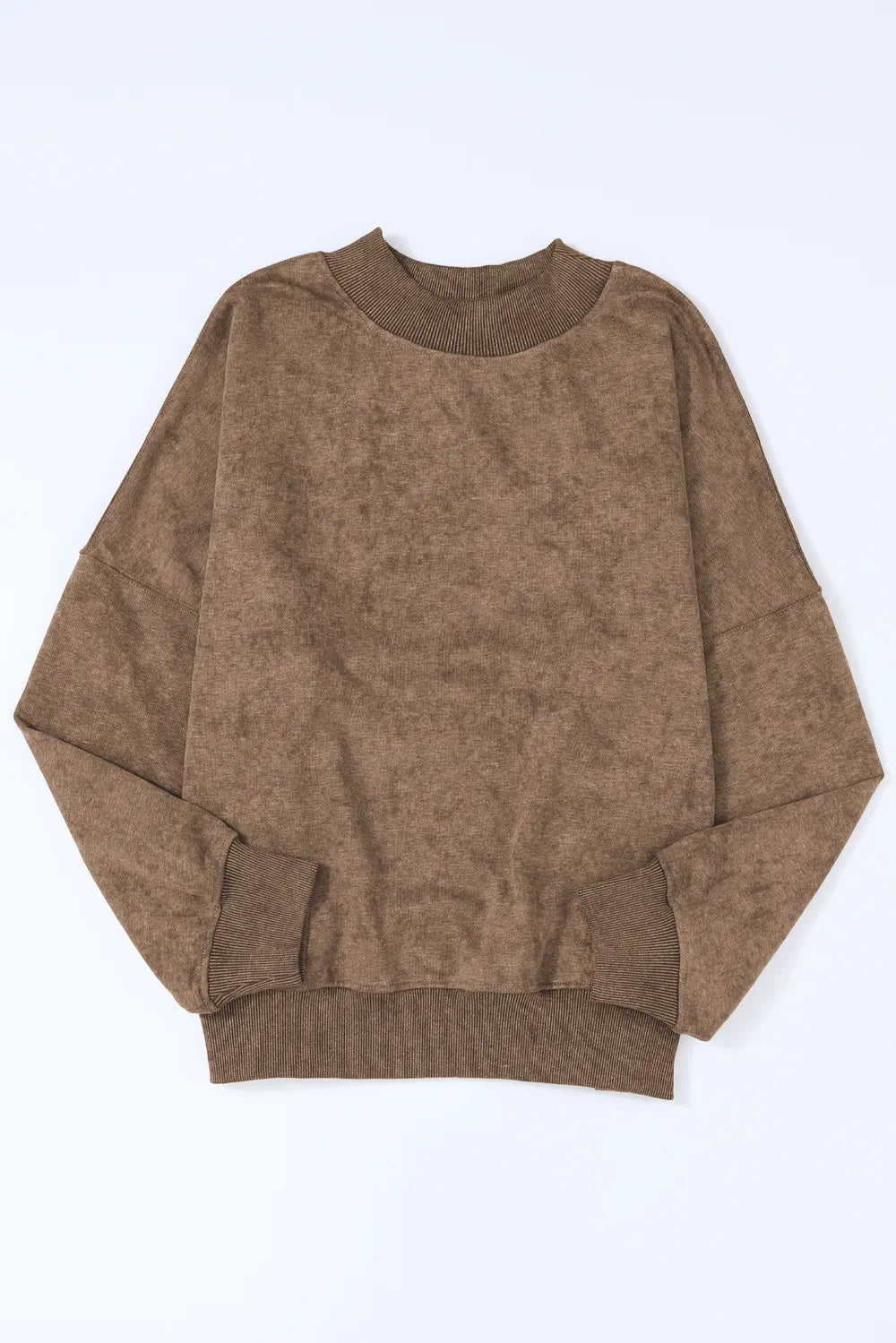 Mock Neck Dropped Shoulder Sweatshirt (26)