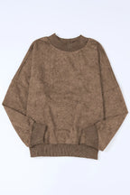 Mock Neck Dropped Shoulder Sweatshirt (26)