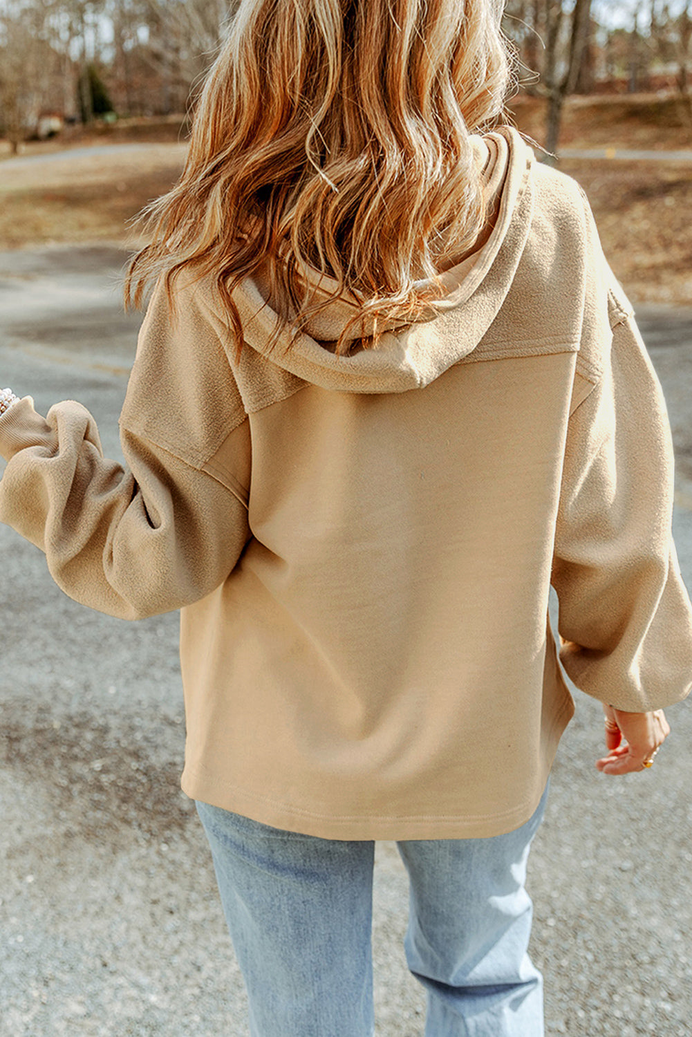Zip-up Drawstring Hooded Jacket (15)