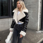 Short Lapel Long Sleeve Slim Jacket photo 1