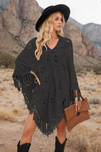Tassel Hem Knit Cover Up (4)