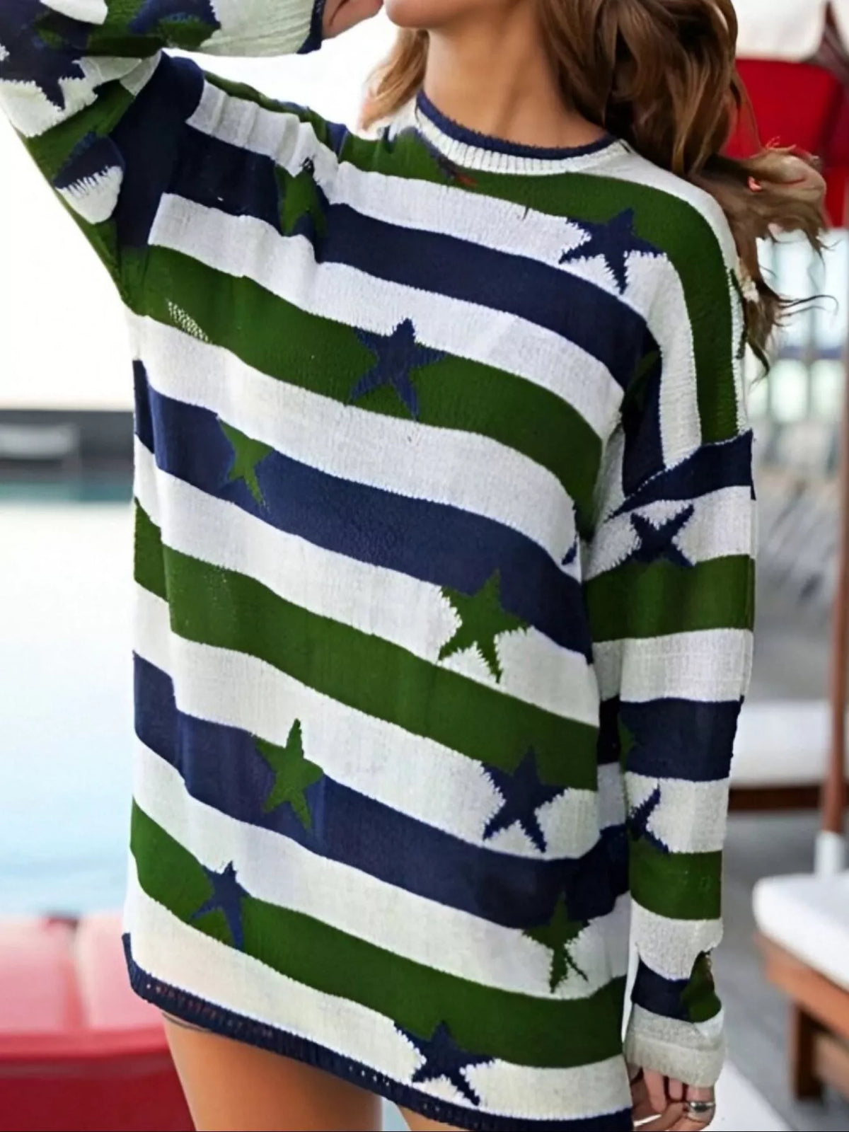 Stars Stripes Long Sleeve Sweater (13)