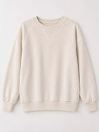 Crew Neck Raglan Sleeve Sweatshirt (22)