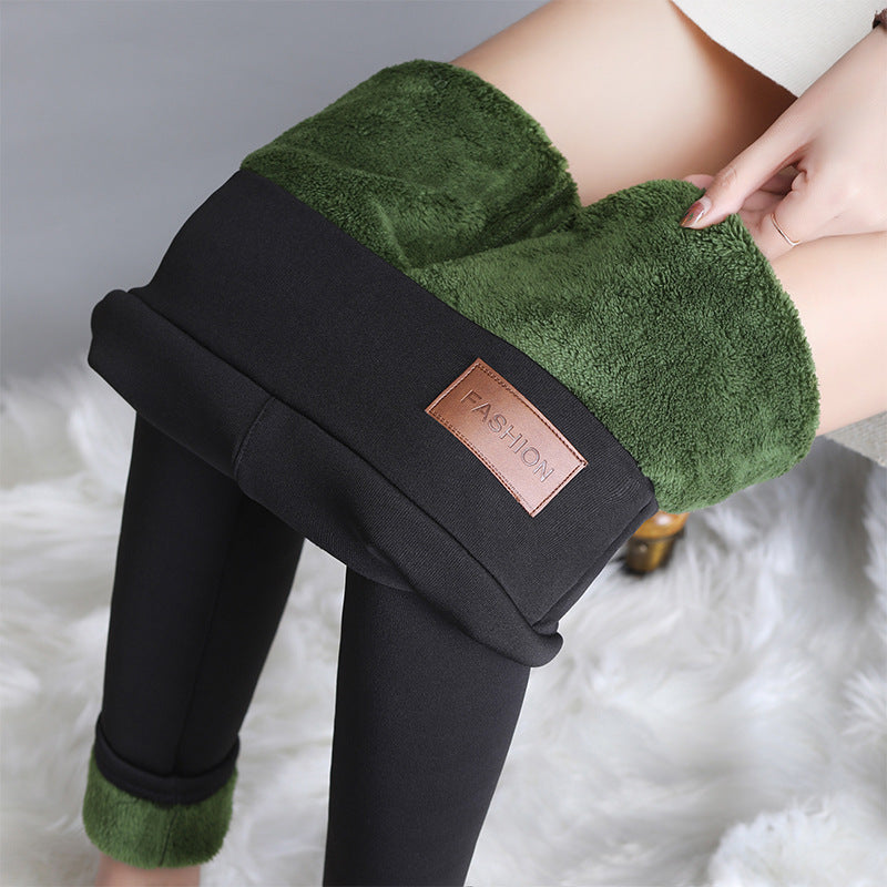 Lamb Cashmere Trousers variant CJNSXZDD01092-Green-3XL|CJNSXZDD01092-Green-L|CJNSXZDD01092-Green-S|CJNSXZDD01092-Green-4XL|CJNSXZDD01092-Green-XXL|CJNSXZDD01092-Green-M|CJNSXZDD01092-Green-XL