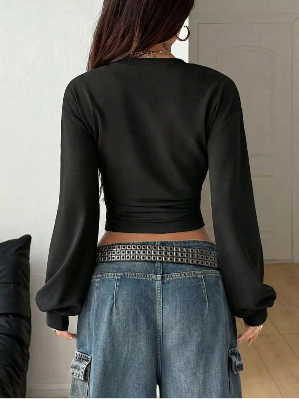 Long Sleeve Cropped T-shirt (3)
