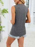 Notched Solid Color Tank (26)