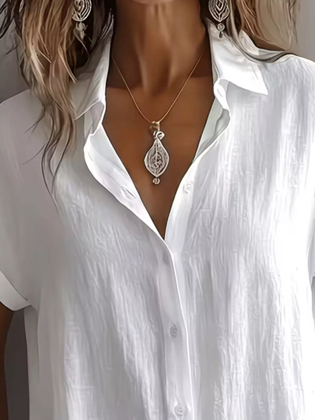 Button-down Short Sleeve Shirt (5)
