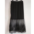 Lace Mesh Skirt Long photo 5