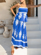 Printed Cami Wide Leg Pants Set (5)