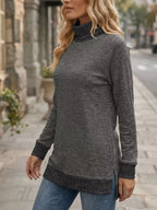 Turtleneck Raglan Sleeve T-shirt (17)