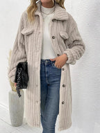 Button-down Longline Outerwear