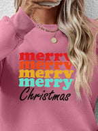 Merry Graphic Long Sleeve Sweatshirt (17)
