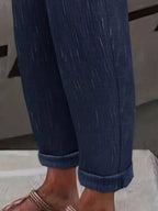 Loose Fit Cropped Pants (9)