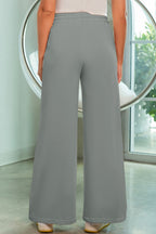 Drawstring Wide Leg Pants Pockets (23)