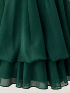 Halter Neck Chiffon Mini Dress (37)