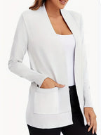 Open Front Long Sleeve Sweater Cardigan (20)
