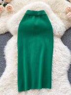 Slit Knit Midi Skirt (6)