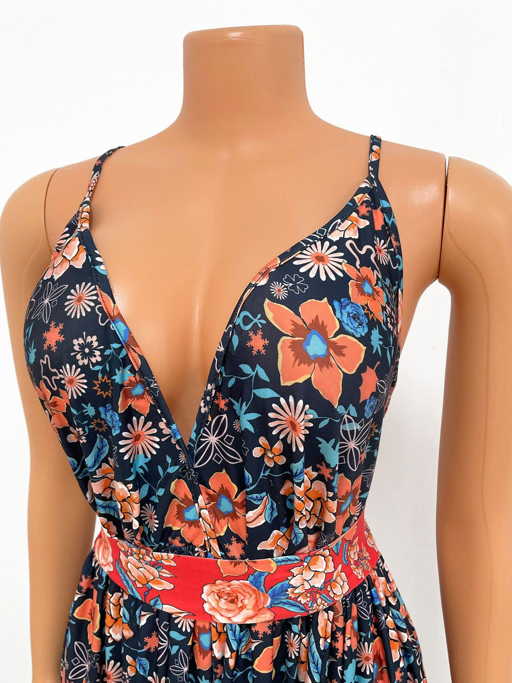 V-neck Sling Floral Dress photo 7