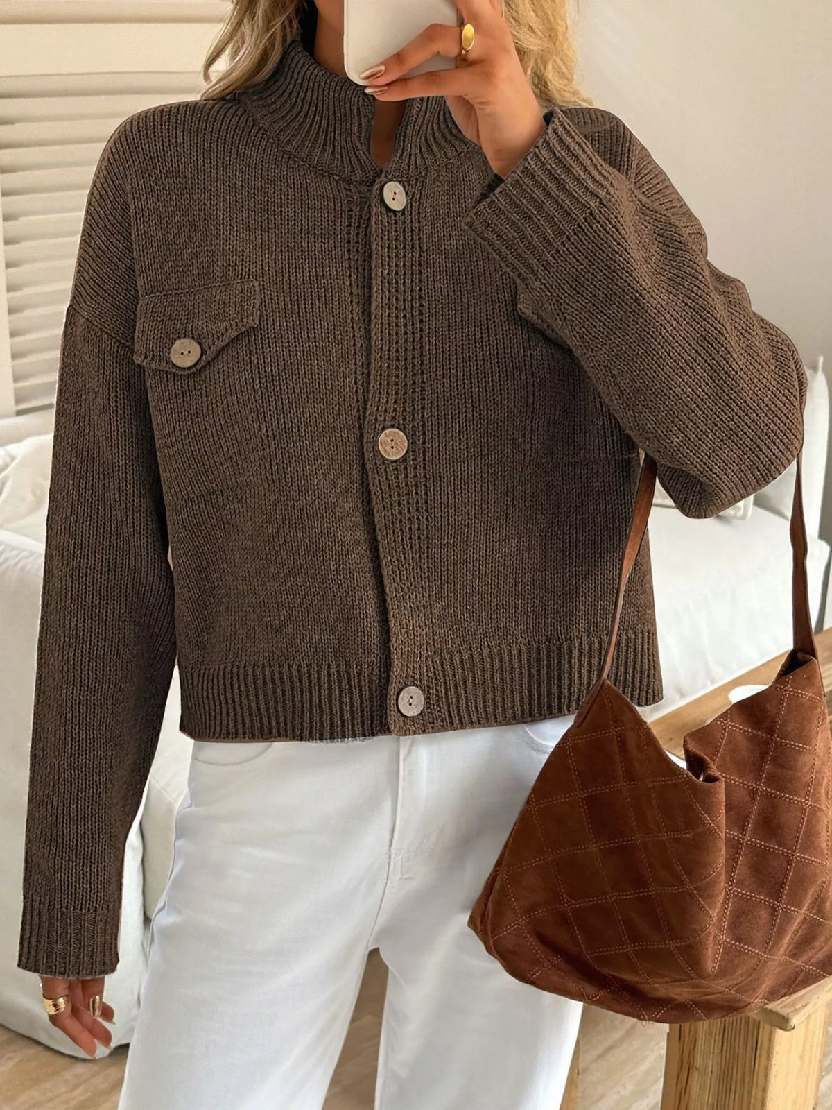 Button-down Knit Cardigan (7)