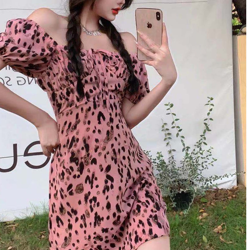 Mid-length Bubble Sleeve Marmalade Dress photo 1