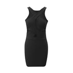 V-neck Solid Dress photo 1