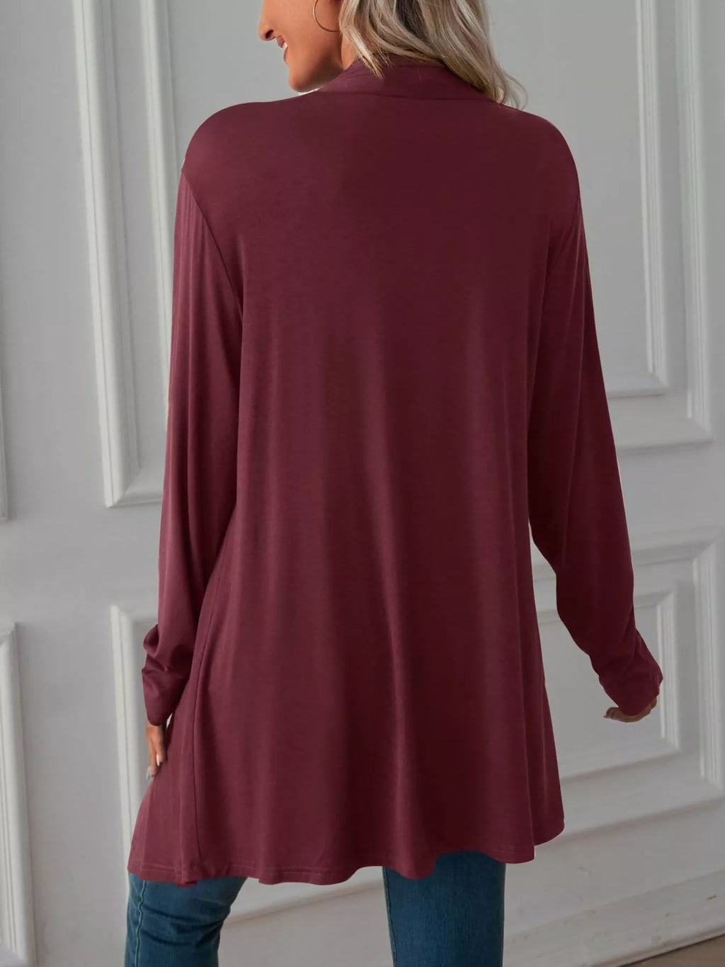 Lightweight Open Front Cardigan (16)