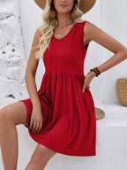 V-neck Sleeveless Mini Dress (12)