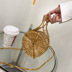 Net Red Holiday Portable One-shoulder Small Round Bag Tide photo 1