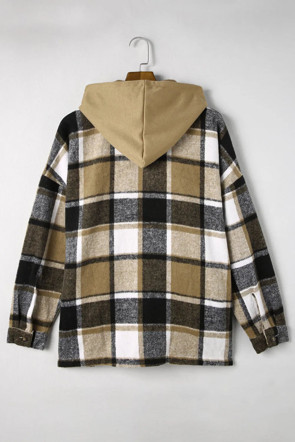 Plaid Button Up Hooded Shacket (18)