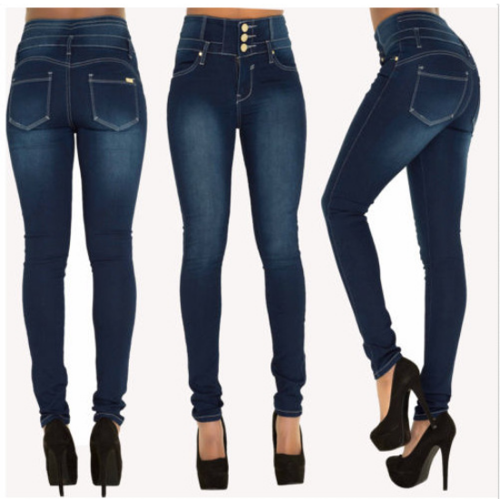 Europe High Waist Slim Jeans photo 10