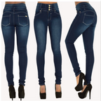 Europe High Waist Slim Jeans photo 10