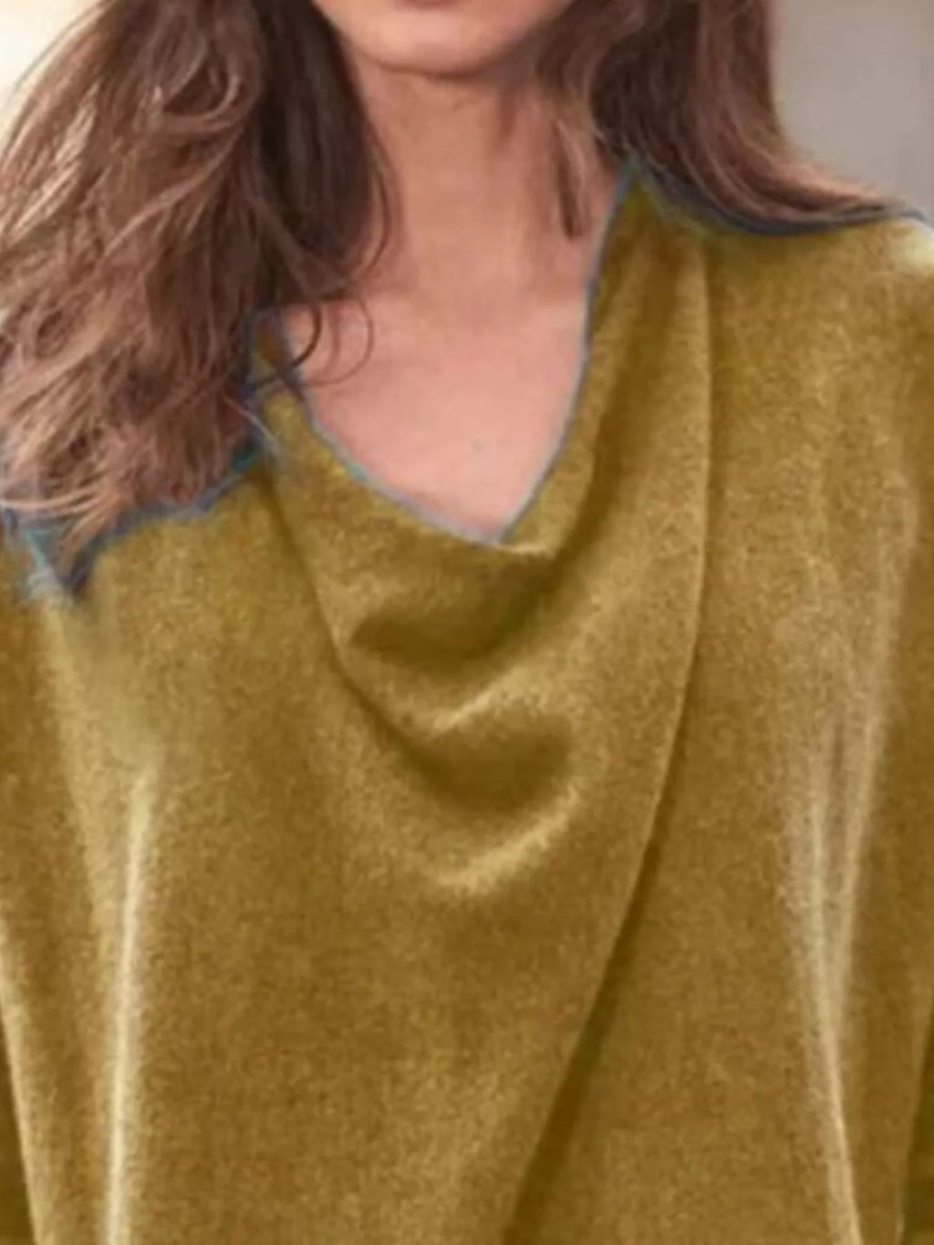 Full Size Cowl Neck Long Sleeve Top Plus (8)