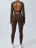 Twisted Backless Long Sleeve Jumpsuit (7)