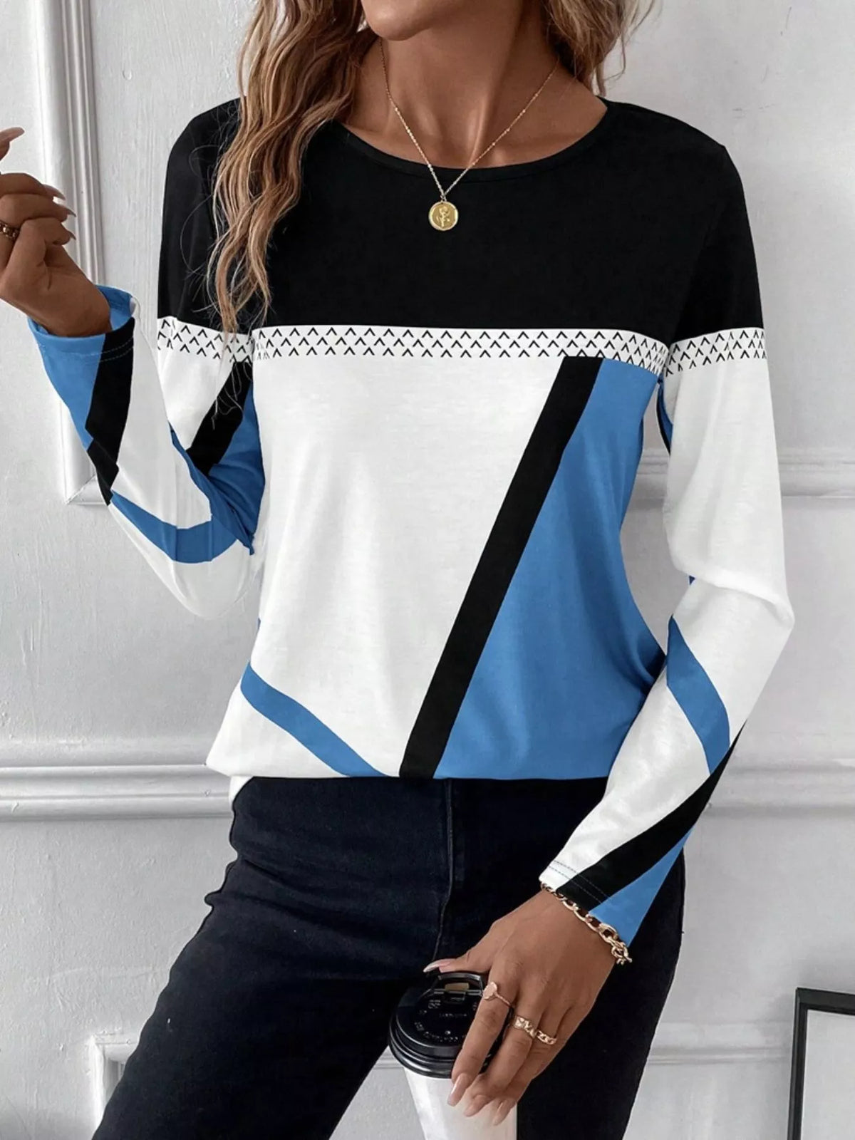 Block Long Sleeve T-shirt (13)