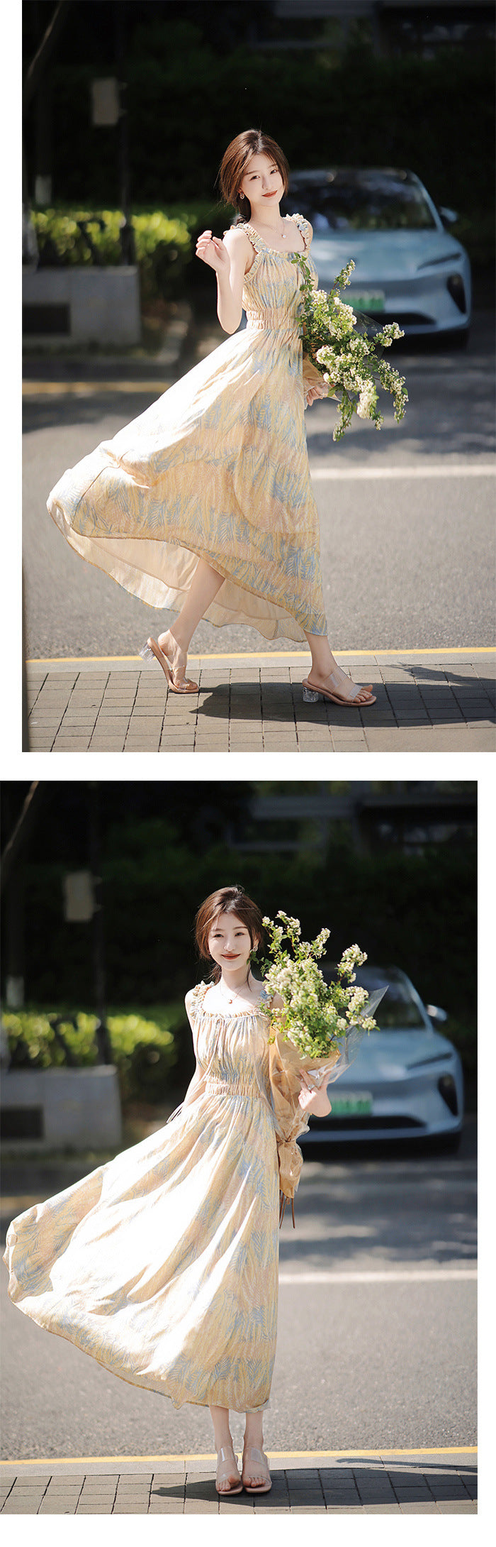Floral Slip Dress Stringy Selvedge photo 4