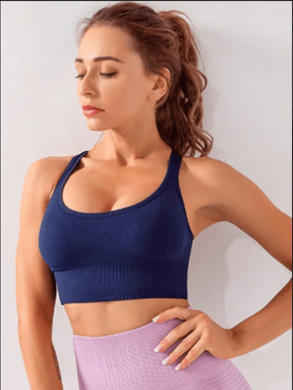 Xtreme Sports Bra variant CJNSNYWX00865-Navy Blue-L|CJNSNYWX00865-Navy Blue-S|CJNSNYWX00865-Navy Blue-M