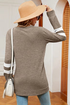 Striped Heathered Round Neck T-shirt (12)